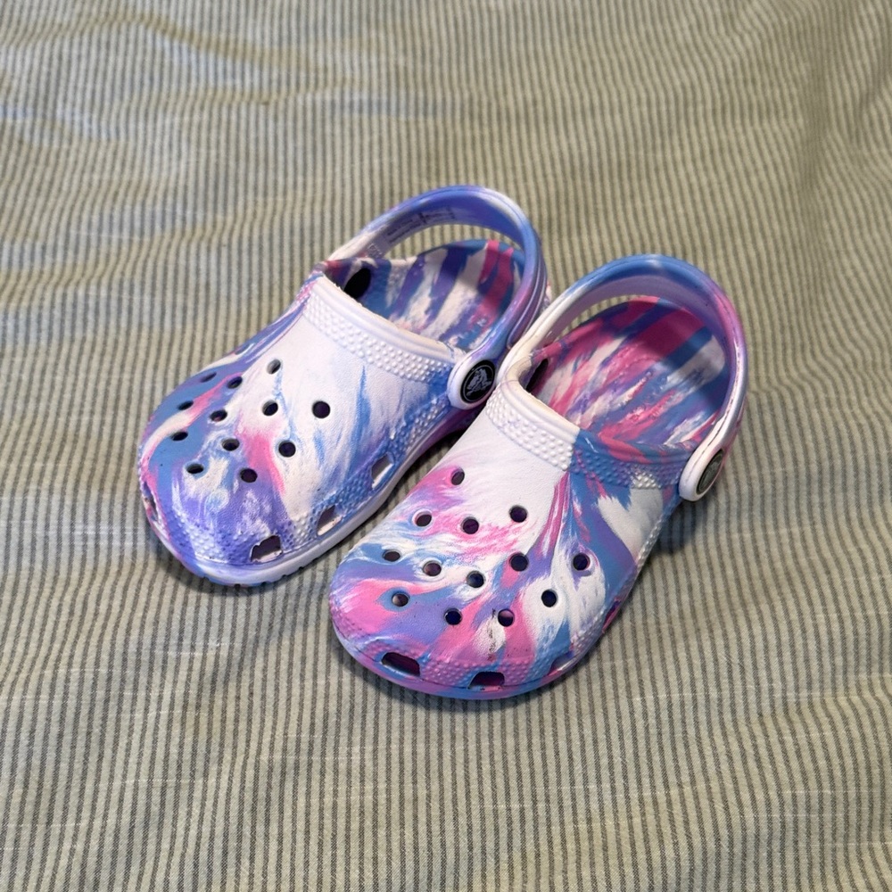 Kids Colorful Crocs size 9